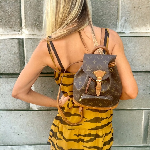 Louis Vuitton Monogram Montsouris Backpack 10”x8” - Picture 3 of 16